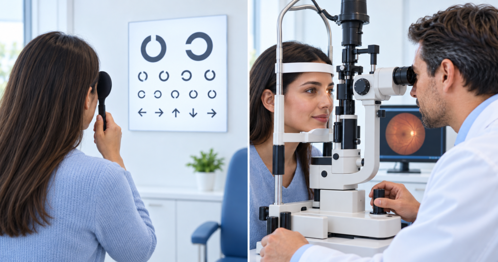 Eye Exam vs Vision Test